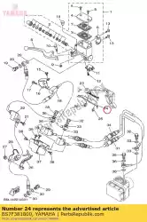 Qui puoi ordinare copertura, sterzo da Yamaha , con numero parte BS7F381800: