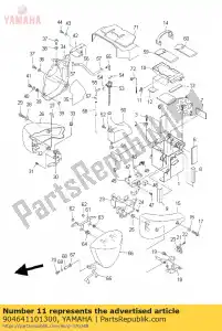 yamaha 904641101300 klem - Onderkant