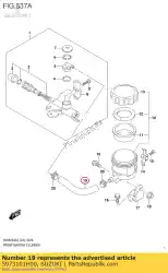 Qui puoi ordinare tubo flessibile, riser anteriore da Suzuki , con numero parte 5973101H00: