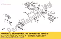 50701KAY600ZA, Honda, pipe comp.*nh250* honda nx transcity  nx125 125 , New