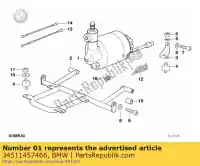 34511457466, BMW, hydraulische unit, achter (vanaf 08/1992) (tot 07/1993) bmw  750 1000 1100 1984 1985 1986 1987 1988 1989 1990 1991 1992 1993 1994 1995 1996 1997, Nieuw