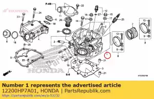 Honda 12200HP7A01 kop comp., cilinder - Onderkant