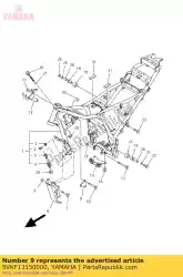 Here you can order the stay engine 1 from Yamaha, with part number 5VKF13150000: