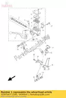 3D9F583T1300, Yamaha, fr. hoofdcilinder assy yamaha ybr yb ybred ybspd 125, Nieuw