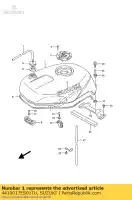 4410017ES01TU, Suzuki, tanque de combustível suzuki gsx r750w 750 , Novo