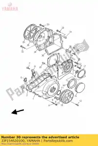 yamaha 3JP154620100 joint, couvercle de carter 3 - La partie au fond