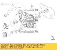 855706, Aprilia, Joint torique d53x3, Nouveau