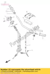 Aquí puede pedir cubierta, parte superior de la mano 1 de Yamaha , con el número de pieza 17D26143H000: