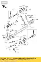 Ici, vous pouvez commander le printemps, décomp auprès de Kawasaki , avec le numéro de pièce 921451303: