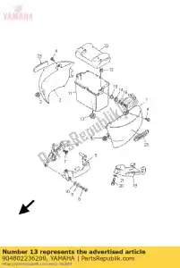 yamaha 904802236200 passacavo (31a) - Il fondo