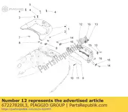 Tutaj możesz zamówić ochrona tylna od Piaggio Group , z numerem części 67227820L3: