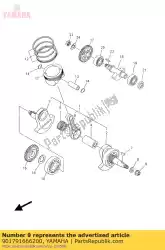 Qui puoi ordinare dado (3jp) da Yamaha , con numero parte 901791666200: