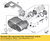 63127680859, BMW, parafuso de cabeça de rosca - m6x30-a2-80 bmw   650 700 800 1200 1300 2005 2006 2007 2008 2009 2010 2011 2012 2013 2014 2015 2016 2017 2018 2019 2020 2021, Novo