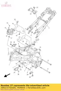 yamaha 39P215750000 sello 1 - Lado inferior