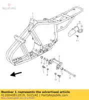 4110040B12019, Suzuki, cadre, lt80 suzuki lt80 quadsport lt 80 , Nouveau