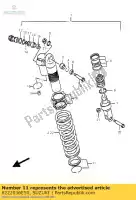 6222036E50, Suzuki, spring seat set suzuki rm 125 250 1998 1999 2000, New