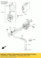 27010S024, Kawasaki, interrupteur, moteur de démarrage ksf400-a kawasaki kfx 400 2004 2005 2006, Nouveau