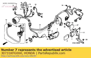 honda 30731KFG000 ensemble de cordon, haut / t - La partie au fond