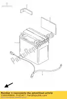 3386038B00, Suzuki, przewód, akumulator - suzuki vs 1400 1987 1988 1989 1990 1991 1992 1993 1994 1995 1996 1997 1998 1999 2000 2001 2002 2003, Nowy