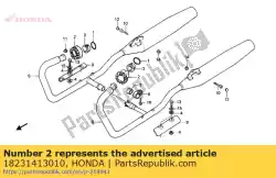 Here you can order the joint,exh. Pipe from Honda, with part number 18231413010: