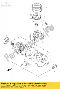 suzuki 1222930G000D0 lager, krukas - Onderkant