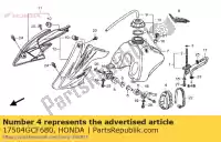 17504GCF680, Honda, goma, ajuste del tanque honda crf  f crf70f 70 , Nuevo