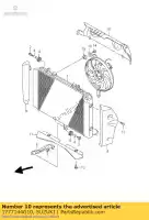 1777144G10, Suzuki, Bouclier, radiateur suzuki gsr 600 2007 2008 2009 2010, Nouveau