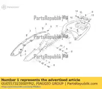 GU0557323000YM2, Piaggio Group, Carenatura moto-guzzi norge zgulps01, zgulpt00, zgulps03 1200 2006 2014 2016 2017, Nuovo