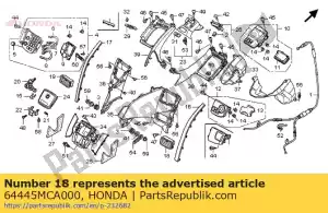 Honda 64445MCA000 outlet assy., r. lower fr - Bottom side