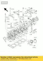 110041248, Kawasaki, guarnizione-testa zx1100-d1 kawasaki gpz zrx zz r zzr 1100 1990 1991 1992 1993 1994 1995 1996 1997 1998 1999 2000, Nuovo