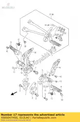 Qui puoi ordinare poggiapiedi assy, ?? P da Suzuki , con numero parte 4360047H00: