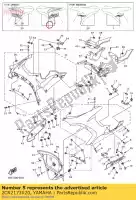 2CR2173X20, Yamaha, grafico 7 yamaha yzfr1 1000 , Nuovo