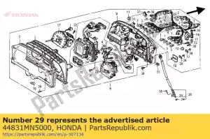 honda 44831MN5000 câble, intérieur - La partie au fond