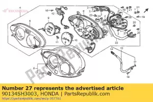 honda 90134SH3003 arruela de pressão, 3x10 (ns) - Lado inferior