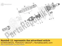 GU95028020, Piaggio Group, lavadora de seguridad moto-guzzi mgs v 1100 1200 1999 2001 2002 2003 2004, Nuevo