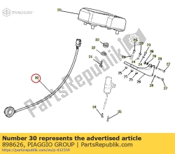 Aprilia 898626, Wiel snelheidssensor, OEM: Aprilia 898626