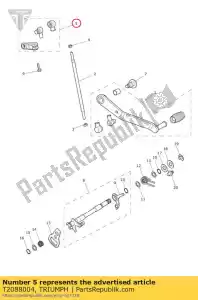 triumph T2088004 clamp assy linkage - Bottom side