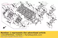 12010MERR60, Honda, hoofdassemblage, cilinder honda cbf 600 2008 2009 2010, Nieuw