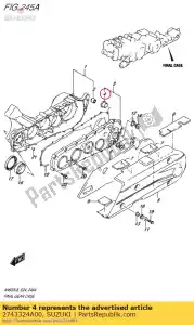 suzuki 2743324A00 tuleja, bieg ko?cowy - Dół