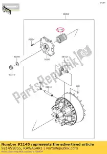 kawasaki 921451855 01 primavera - Lado inferior