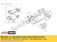 AP0280100, Aprilia, v-belt, New