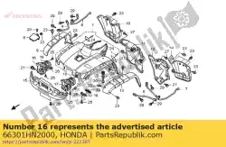 Here you can order the no description available at the moment from Honda, with part number 66301HN2000: