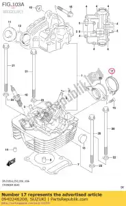 suzuki 0940246208 klem - Onderkant