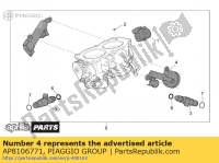 AP8106771, Aprilia, drukregelaar benzine, Gebruikt