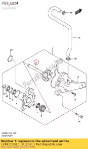 Suzuki 1749110G10 wirnik komp - Dół
