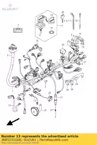 suzuki 3685231G00 filo, cavo di corno - Il fondo