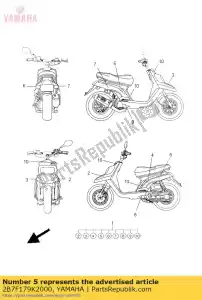 yamaha 2B7F179K2000 graphic 8 - Bottom side