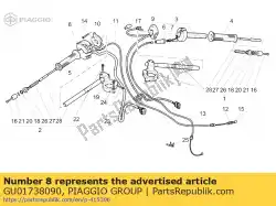 Qui puoi ordinare lh selettore luci da Piaggio Group , con numero parte GU01738090: