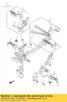 4354147H10, Suzuki, bracket,fr foot suzuki gsx r 1000 2015 2016, New