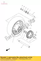 2PW2533800P0, Yamaha, gietwiel achter yamaha xp 500 2015, Nieuw